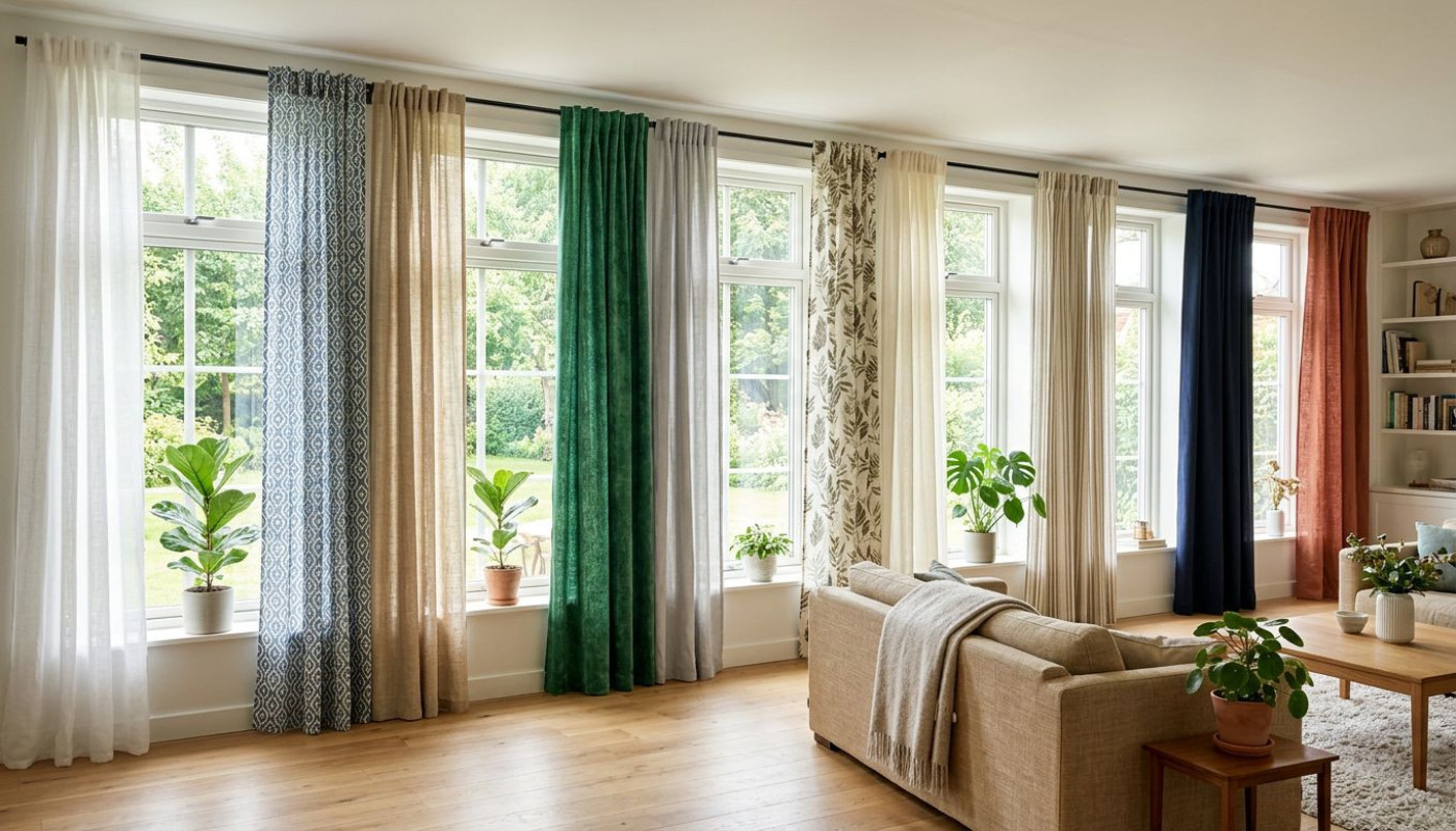 10 Vorhänge, um Ihre Fenster zu verschönern